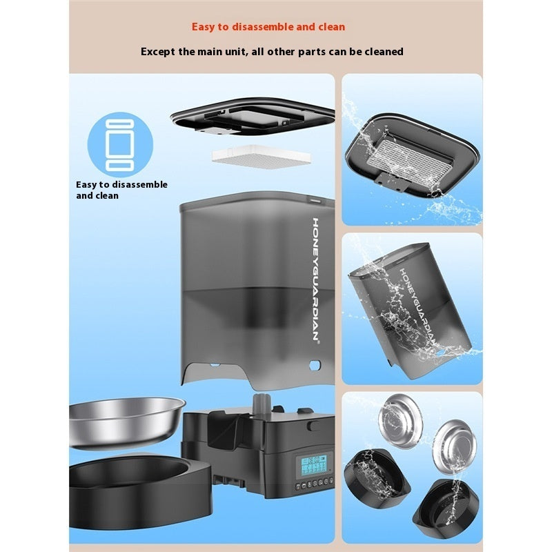 Smart Automatic Cat Feeder with App Control & Scheduled Portions