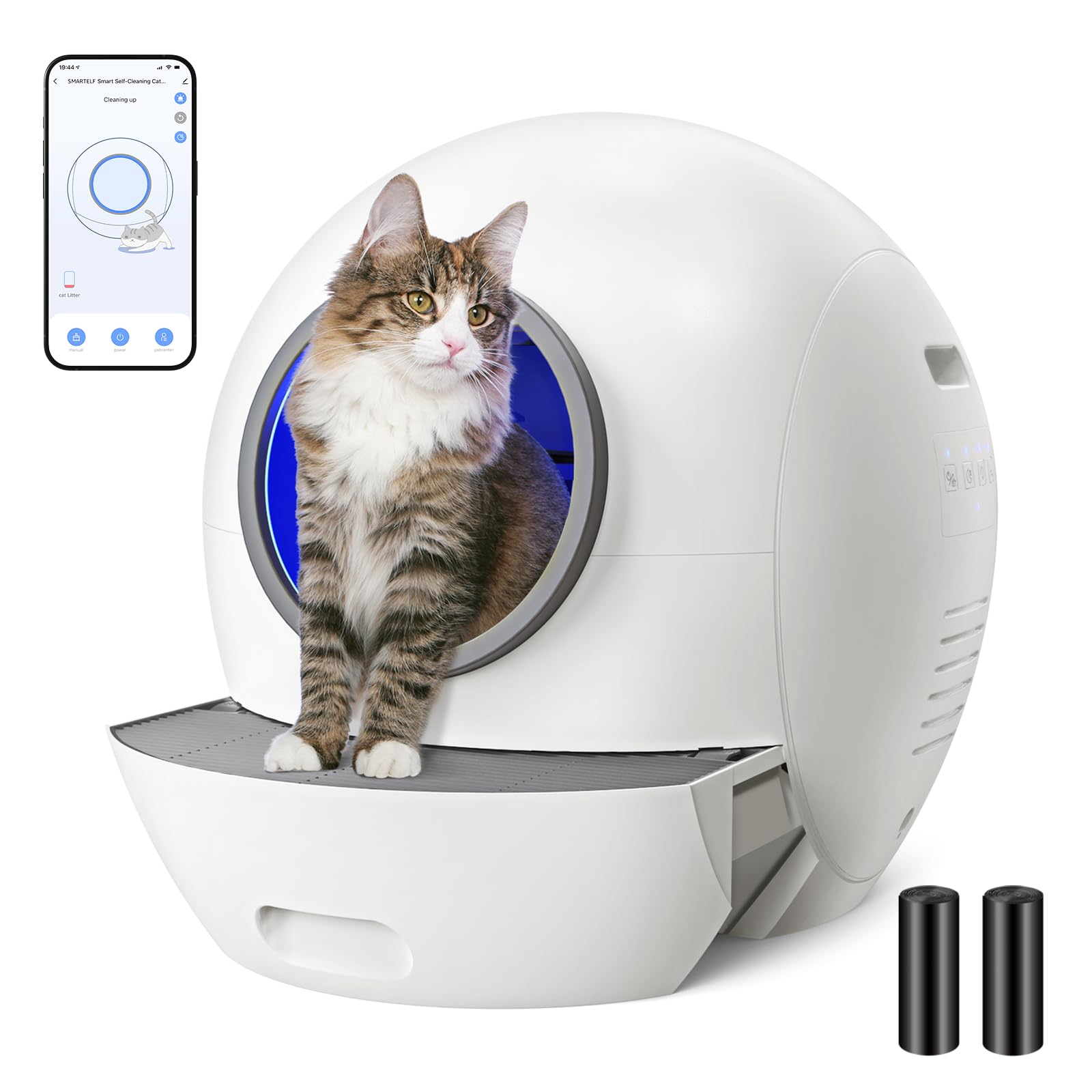 Automatic Self-Cleaning Cat Litter Box (60L Extra Large)