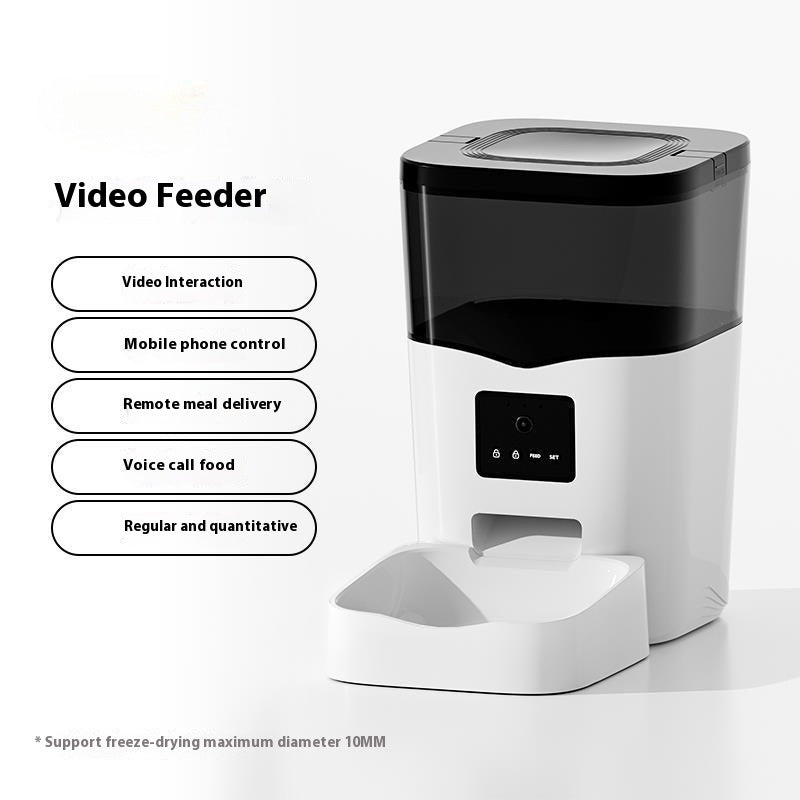 Automatic Cat Feeder with Video & App Control