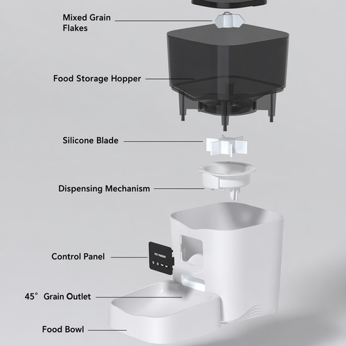 Automatic Cat Feeder with Video & App Control