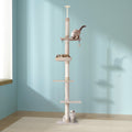 i.Pet Floor-to-Ceiling Cat Tree (230–290cm) | 5 Platforms & Sisal Posts