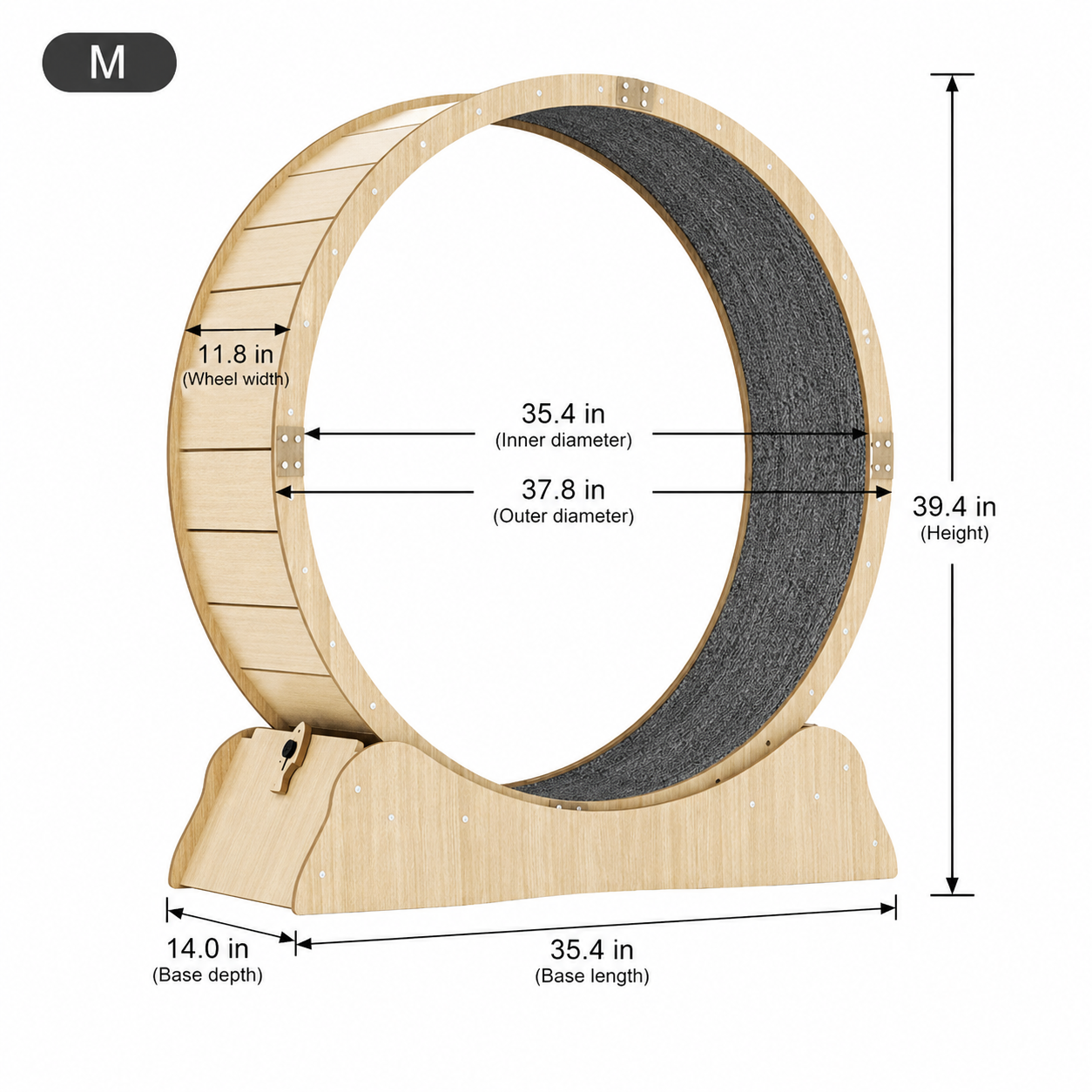 cat exercise wheel size M