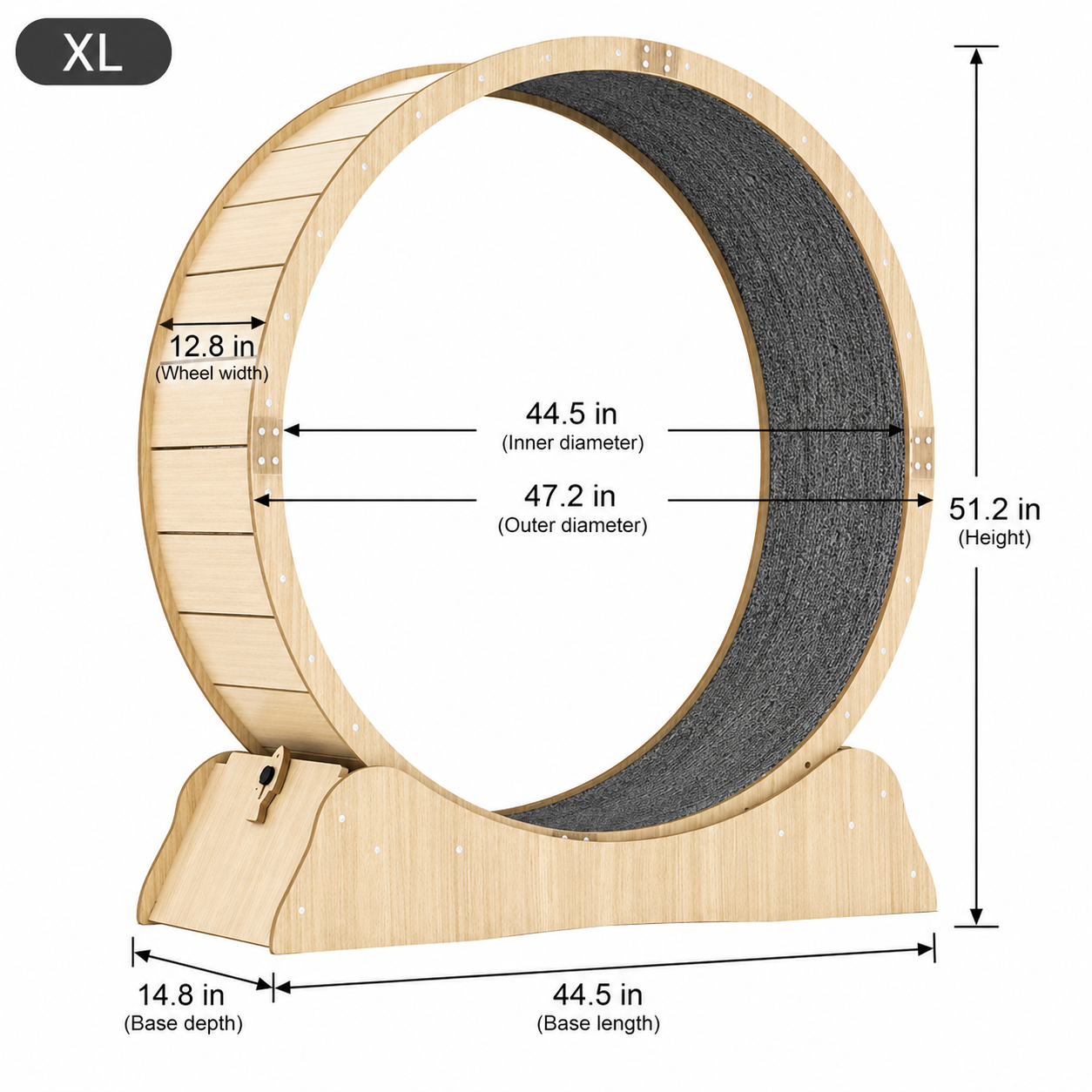 cat exercise wheel size XL